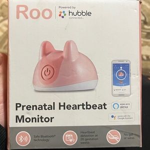 Hubble connected “the roo” acoustic prenatal heart rate monitor